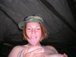 Sexy cute young soldier girls caught naked  40/41