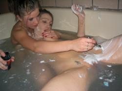 Two girls are taking a bath and shave your pussy  5/59