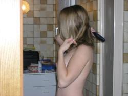 Young blond girl in bathroom 5/24