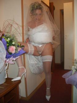 Amateur hot bride a her wedding night 3/47