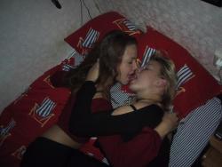 Amateur set - 2 lesbian girls with 1 boy - nice 43/50