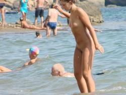 Voyeur at nudistbeach / fkk  9/96