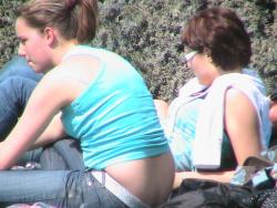 Candid voyeur teens outdoor street pics 8/53