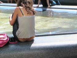 Candid voyeur teens outdoor street pics 12/53