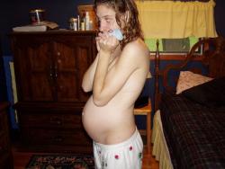 Pregnant teen girlfriend lactating 15/20