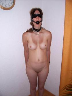 Naked slave girlfriends tied up and handcuffed  16/50