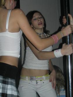 Hot teens stripping in the dance club 2  28/48