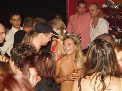 Public nude - lenka naked in bar 9/26