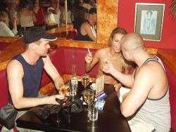 Public nude - lenka naked in bar 16/26