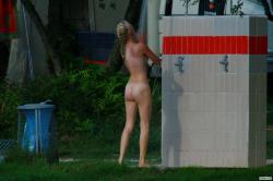 Perfect blond danish teen on nudist beach  27/31