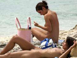 Cute outdoor nudist teens set -young bech girl fkk 25/45
