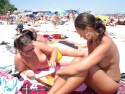 Nice girls on nudist beach 13/44