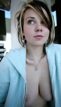 Emo teen with huge boobs  7/45