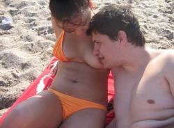 Bulgarian couple on the beach 4/14