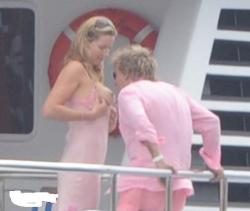 Celeb - rod stewart suckling his wife\\\'s nipples 3/5