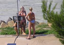 Shower bikini beach -  voyeur pics 8/28