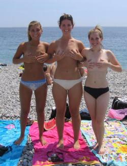 Amateurs: handbras on the beach. part 1.  5/33