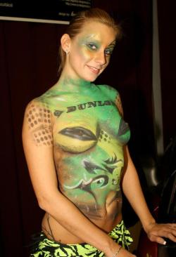 Amateurs: body painted girls. part 8.  20/48