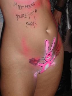 Amateurs: body painted girls. part 7.  40/47