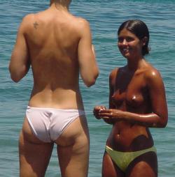 Amateurs: topless beach. part 4.  34/47