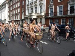 Nude on bicycle in public 95  12/30