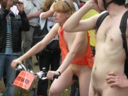 Nude on bicycle in public 96  1/48
