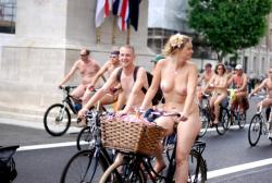 Nude on bicycle in public 96  10/48