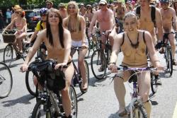 Nude on bicycle in public 96  18/48
