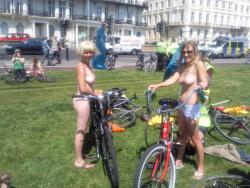 Nude on bicycle in public 96  47/48