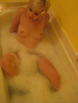 Cute blonde in bathtub  45/52