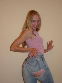 Jessie a skinny tight blonde girl  12/62