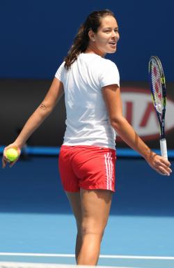 Ana ivanovic play practice hq tennis sport  5/9