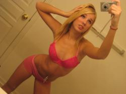 Blond greek hottie and her selfpics 8/57