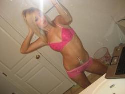 Blond greek hottie and her selfpics 13/57