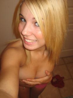 Blond greek hottie and her selfpics 30/57
