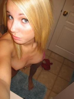 Blond greek hottie and her selfpics 50/57