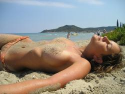 Czech amateur girl lucie on holiday at the seaside 35/36