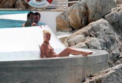 Lily allen nude at topless at beach  32/36