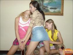 Secret photos - 3 young girls - fun at home -  set 02 10/30