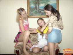 Secret photos - 3 young girls - fun at home -  set 02 19/30