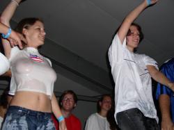College initiations - wet t-shirt competition 11/31