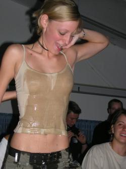 College initiations - wet t-shirt competition 16/31