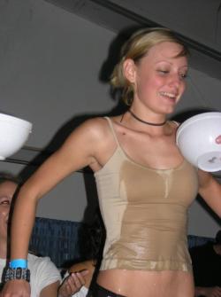 College initiations - wet t-shirt competition 17/31