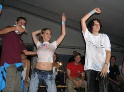 College initiations - wet t-shirt competition 25/31