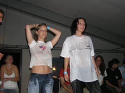 College initiations - wet t-shirt competition 26/31
