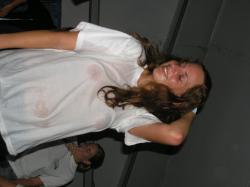 College initiations - wet t-shirt competition 29/31
