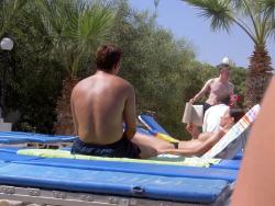 Voyeur pics from a pool in cyprus  12/25
