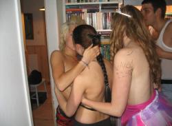 Drunk chicks getting naked  19/38