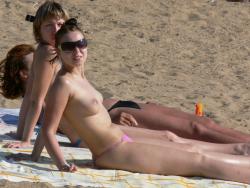 Spying on topless russian beach hottie 10/30