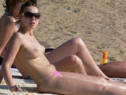 Spying on topless russian beach hottie 19/30